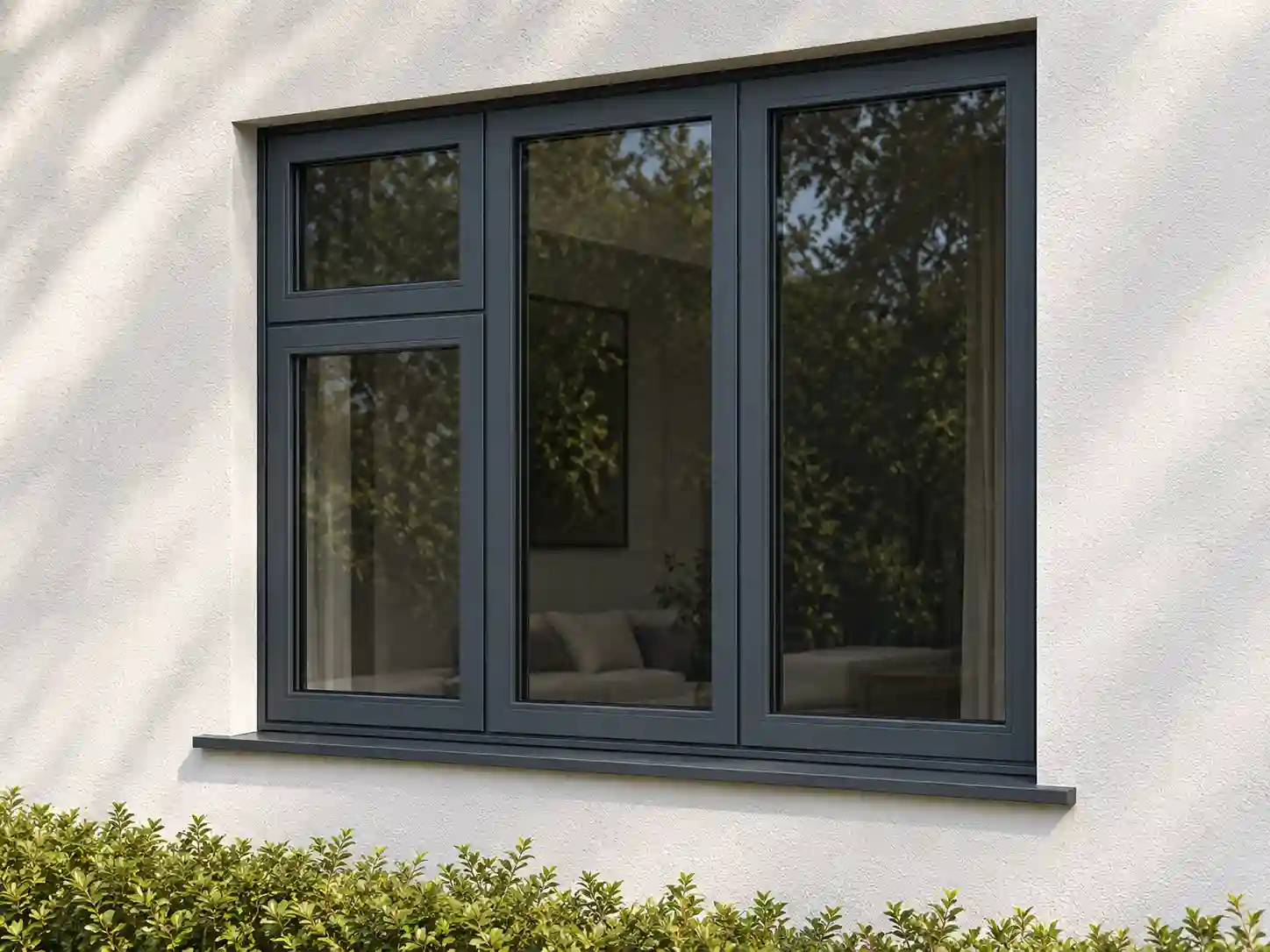 Large aluminum window system