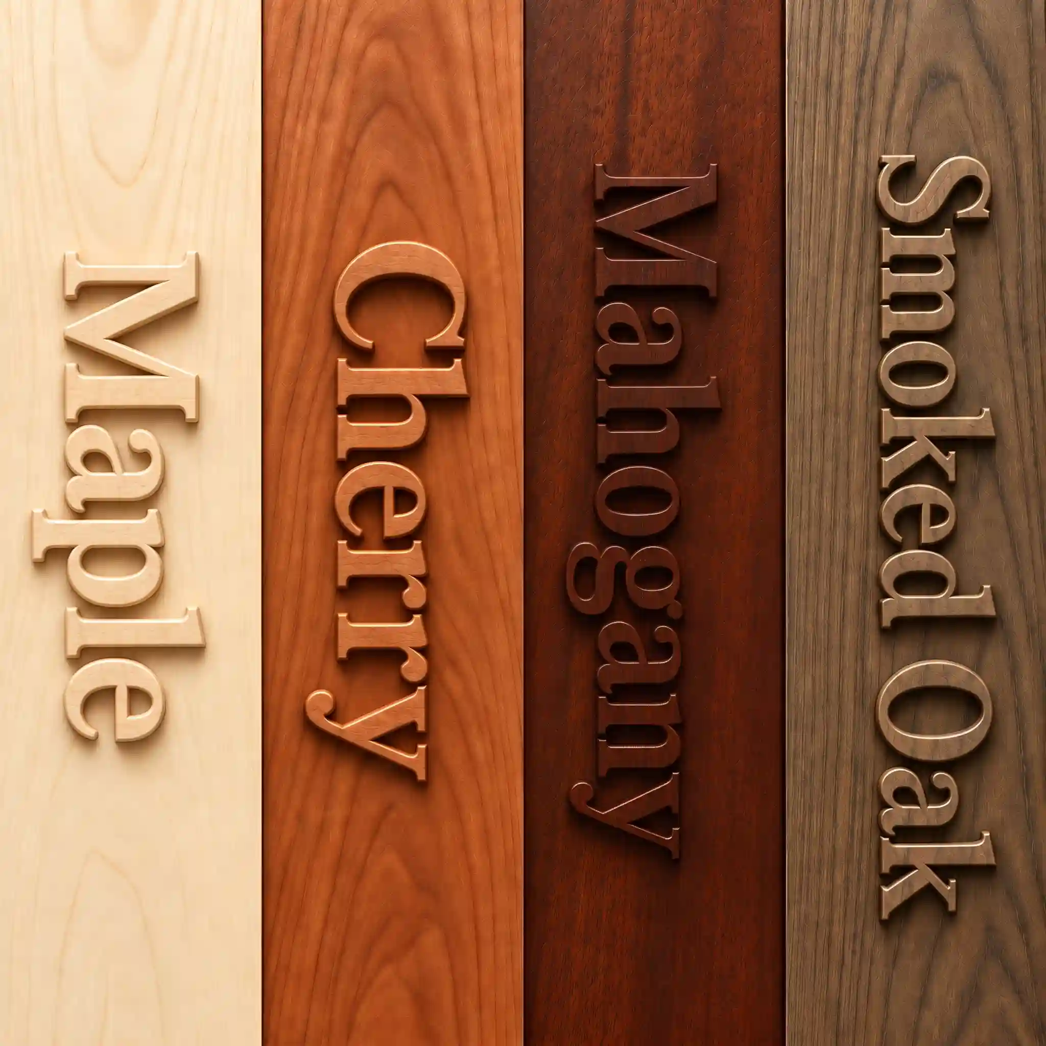 Custom interior and exterior finish combinations