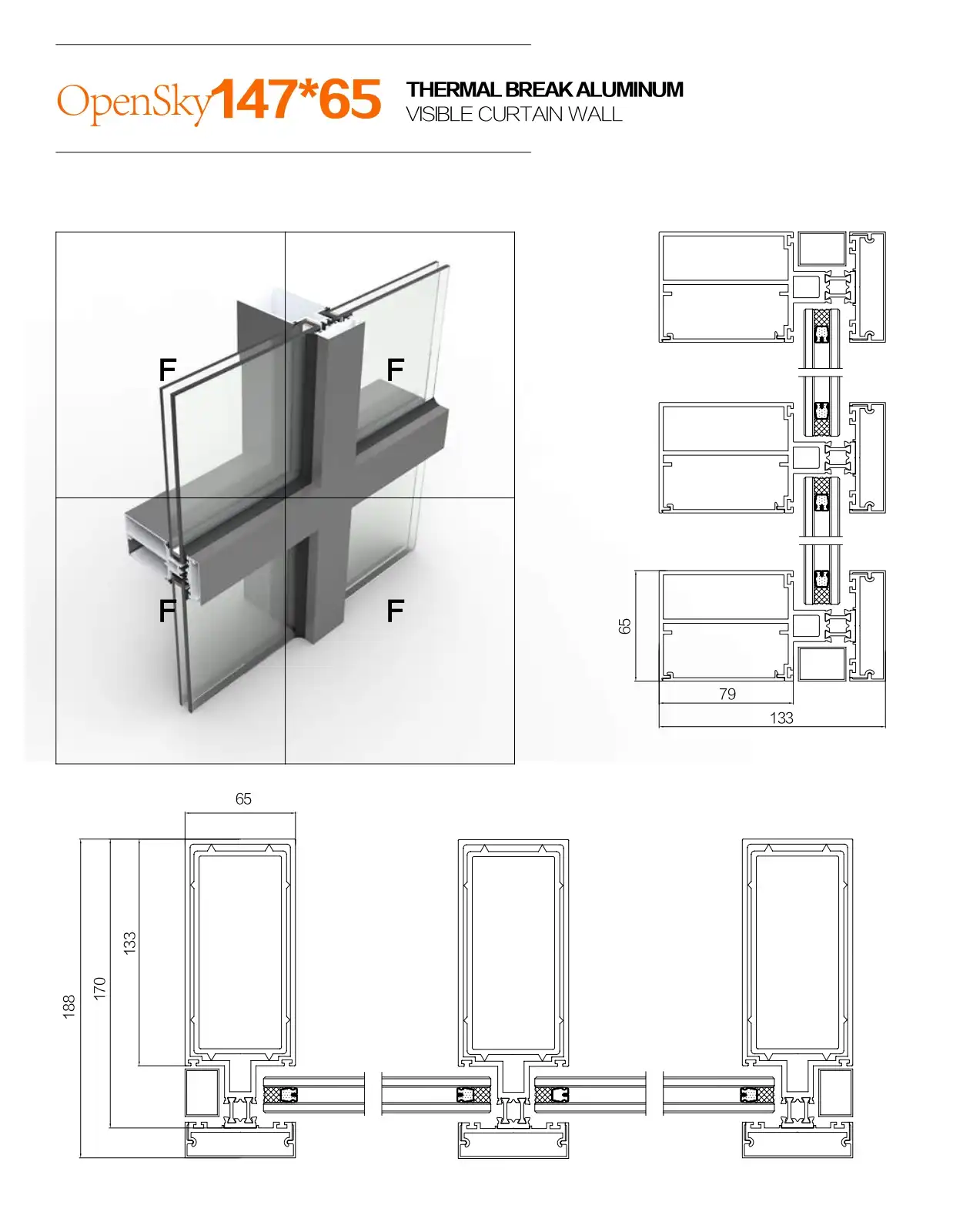 OpenSky 147*65 Curtain Wall