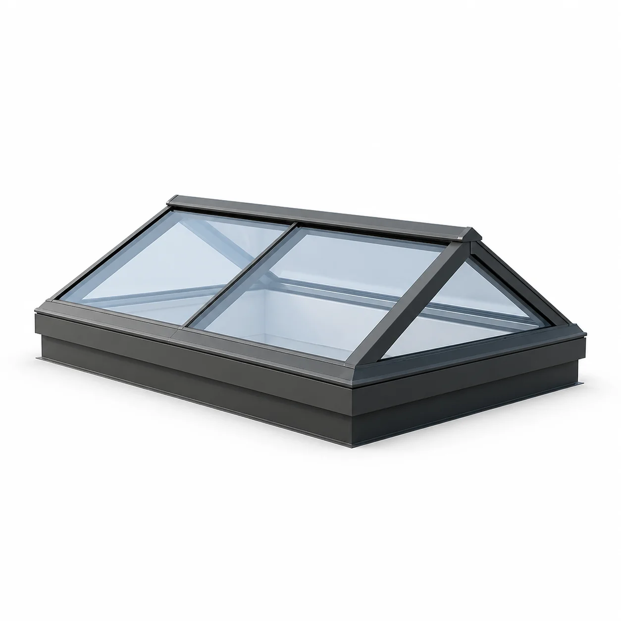 Ridge skylight 3D render