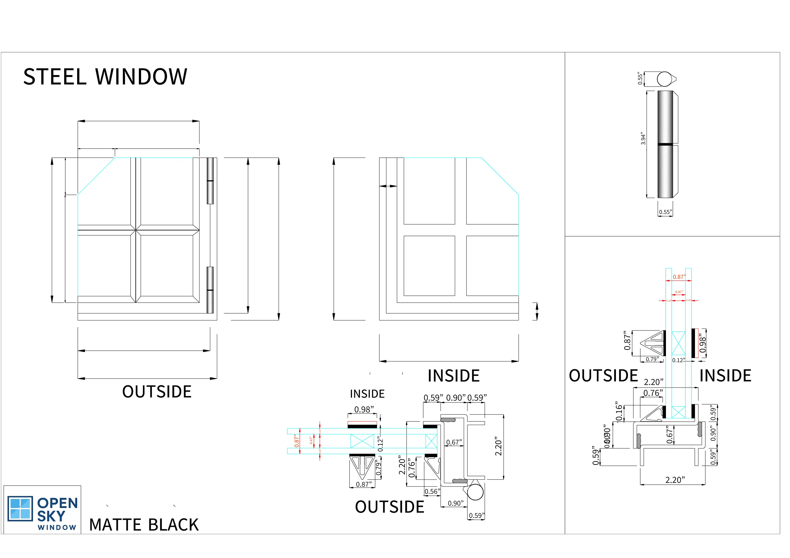 Steel Window Sample Profile