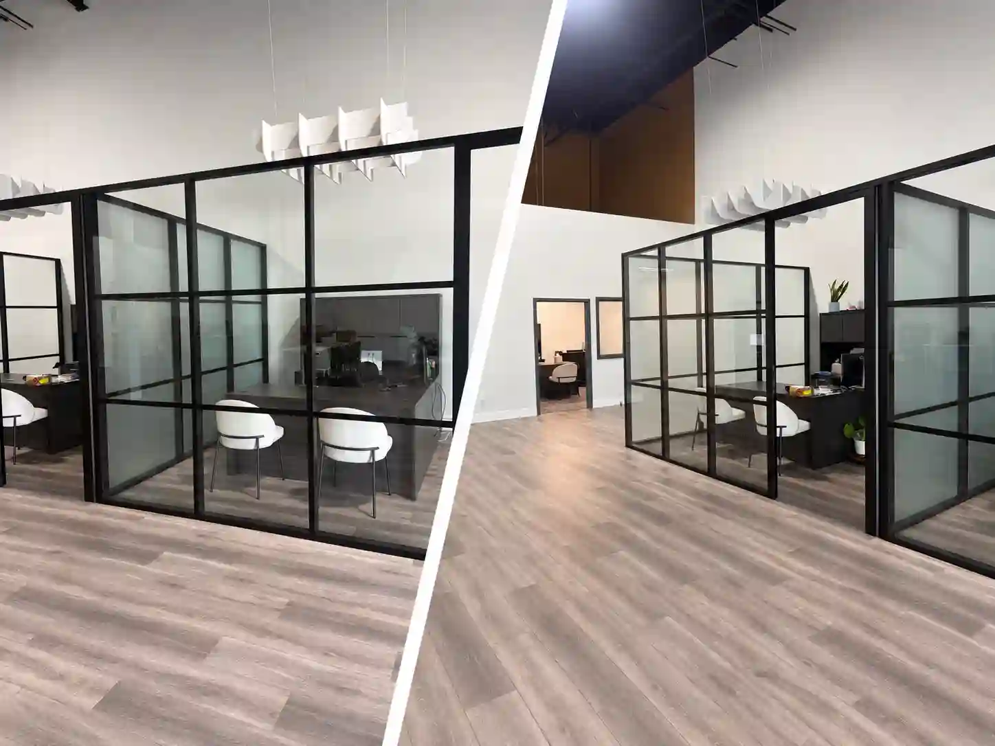 Framed Glass Partitions