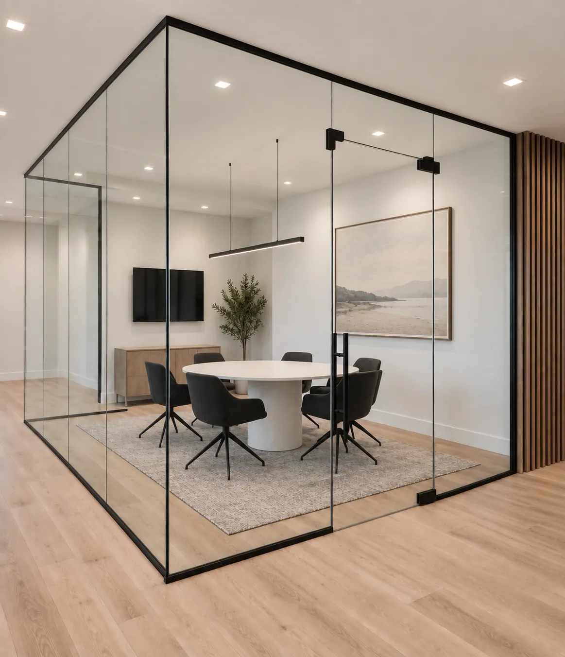 Frameless Glass Partitions