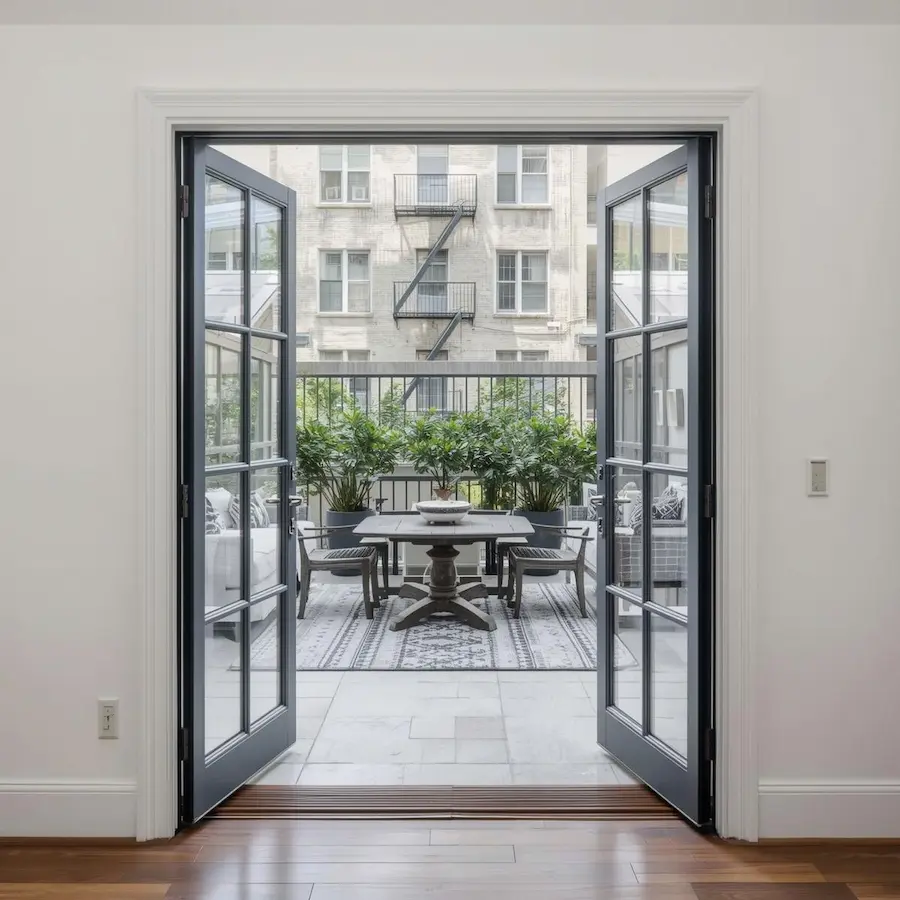 Steel Doors Balcony NYC