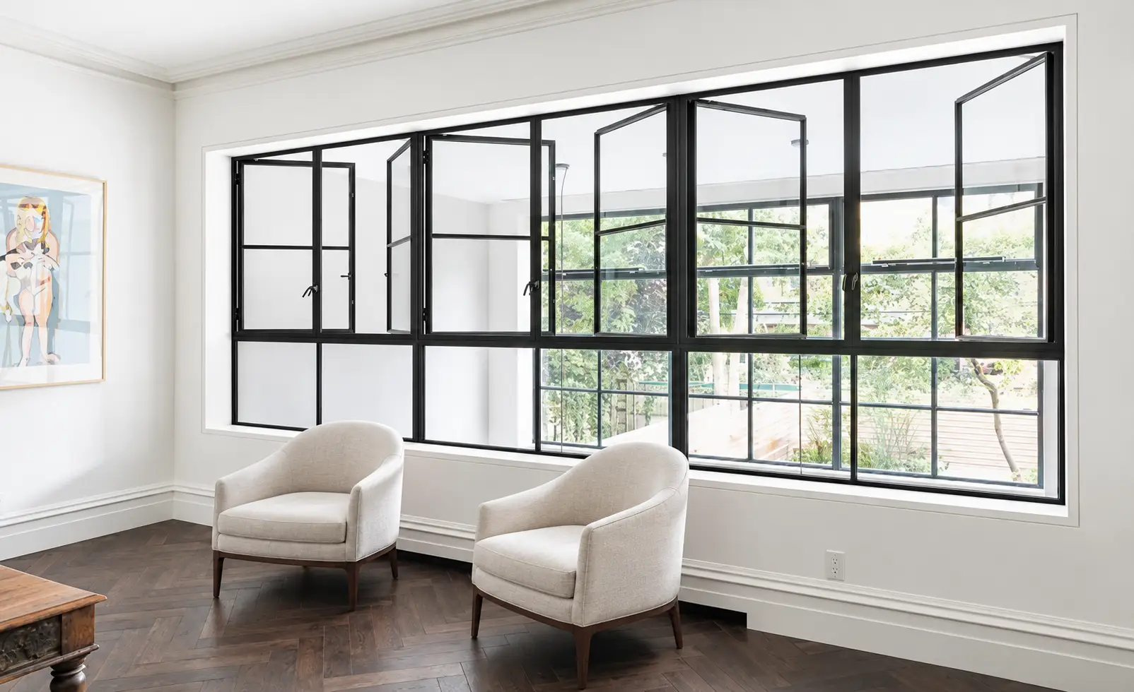 Modern architectural steel window systems
