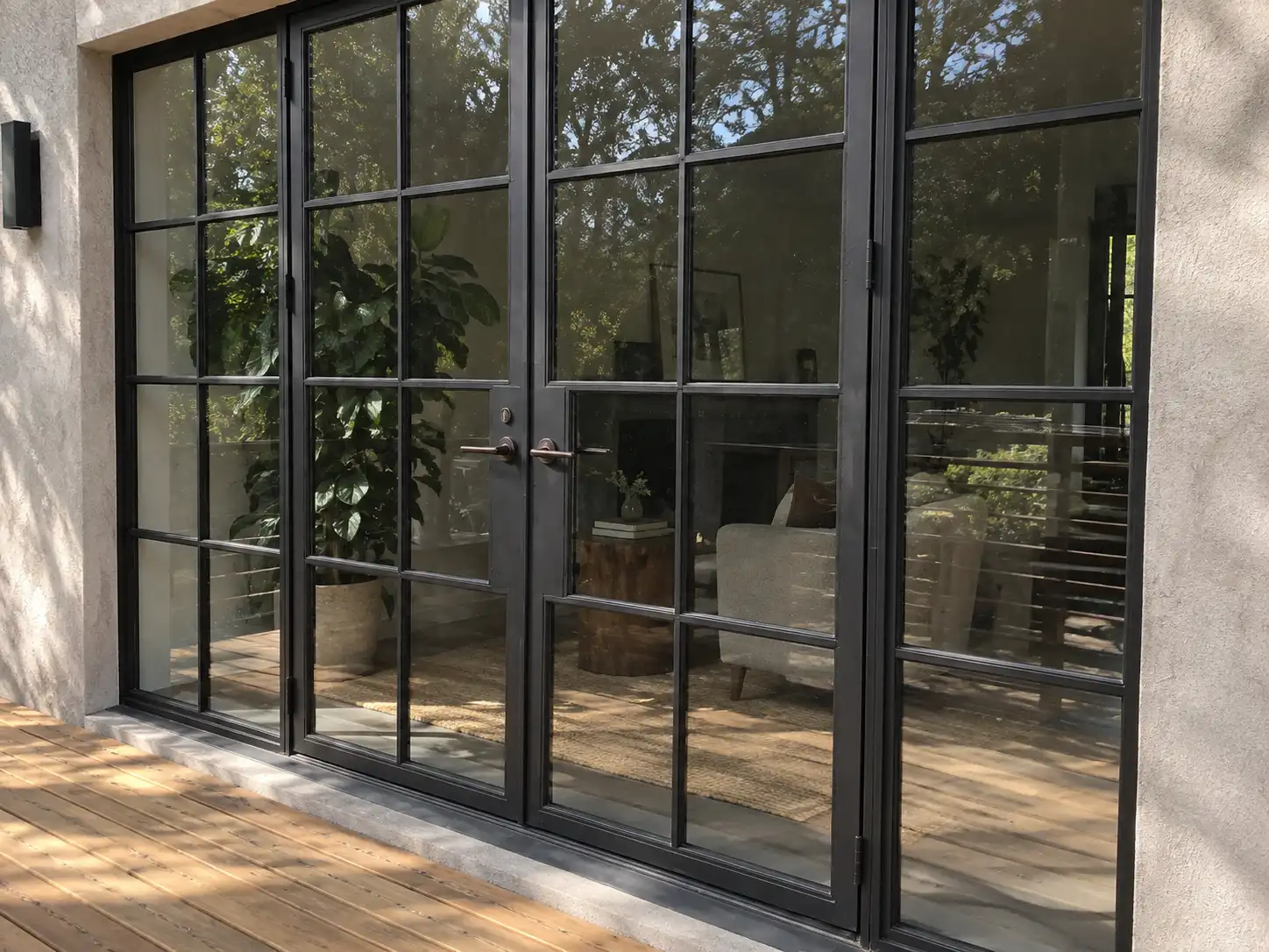 Architectural steel doors and windows